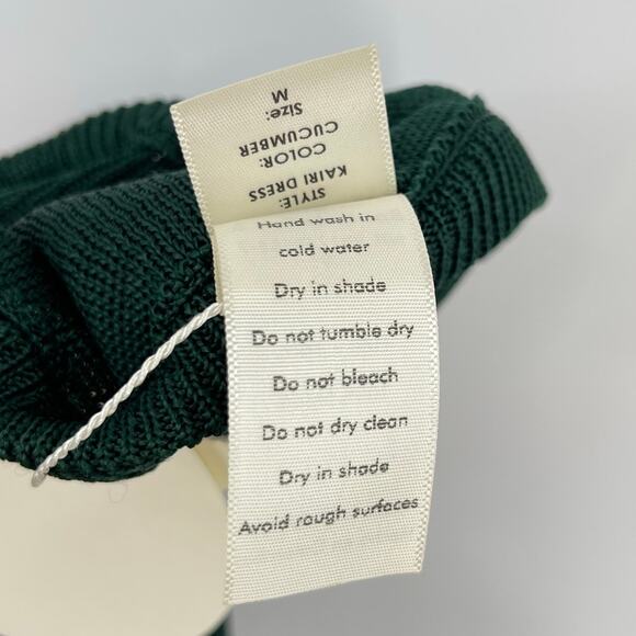 Baobab | NWT Kairi Maxi Dress Cucumber Emerald Green One Shoulder Knit M - Picture 15 of 15